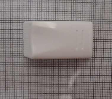 TASTINI REGISTRI TIPO PAOLO SOPRANI PLASTICA mm 19.2 X 37.0 BIANCHI