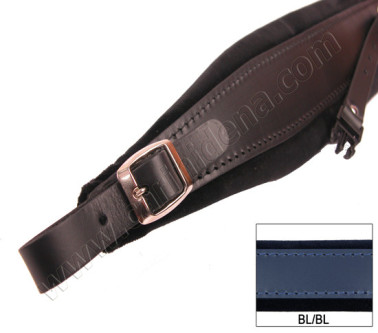 TRACOLLE FISA L 7 CUOIO/VELLUTO + STRAP - BLU