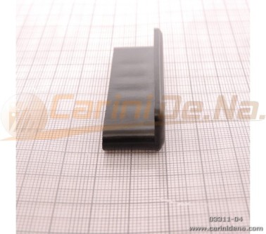 TASTINI REGISTRI DEI BASSI AD L 55 X 14.5/6.5 X 18/15 -  PLASTICA NERI