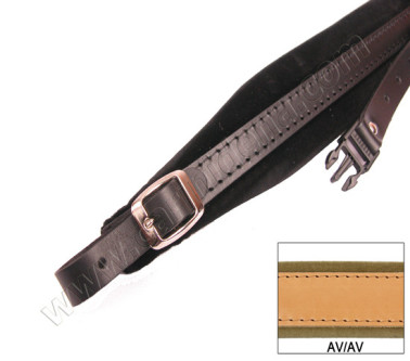 ACCORDION SHOULDER STRAPS L 6 VELVET + BACK STRAP AVANA