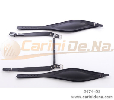 TRACOLLE FISA NORVEGIA CUOIO/VELLUTO cm 11 - 301/A WO CON 1/2 ANELLO