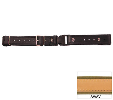 STRAPPINO SLOVENO CUOIO/FELTRO cm 2.5X25/43 NORMALE AVANA/AVANA