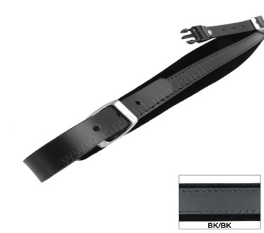 ACCORDION SHOULDER STRAPS 4C VELVET + BACK STRAP BLACK