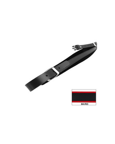 TRACOLLE FISA 4C CUOIO/VELLUTO + STRAP - NERO/ROSSO