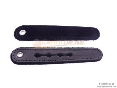 BELLOW STRAPS NORM VELVET WITHOUT ACC BNA cm 13 BLACK