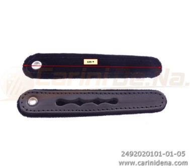 SERRAMANTICI NORM CUOIO/VELLUTO S/ACC BNA cm 14 - MARRONE/MARRONE