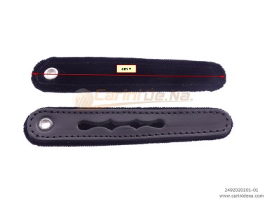 BELLOW STRAPS NORM VELVET WITHOUT ACC BNA cm 14 BLACK