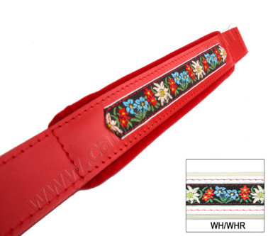 BASS STRAP FOLK L6,5 cm 54 WHITE