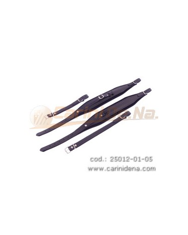 tracolle fisa l 8i cuoiovelluto  strapp gancio plastica 306a  rosse