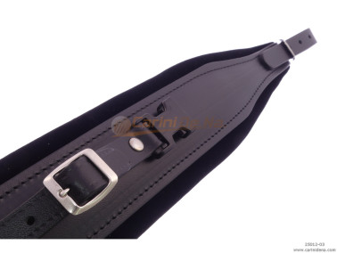 TRACOLLE FISA L 8I CUOIO/VELLUTO + STRAPP GANCIO PLASTICA 306/A - CUOIO AVANA / VELLUTO MARRONE