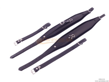 TRACOLLE FISA L 8I CUOIO/VELLUTO + STRAPP GANCIO FERRO 306/A - NERE