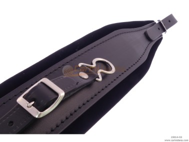 TRACOLLE FISA L 8I CUOIO/VELLUTO + STRAPP GANCIO FERRO 306/A - NERE