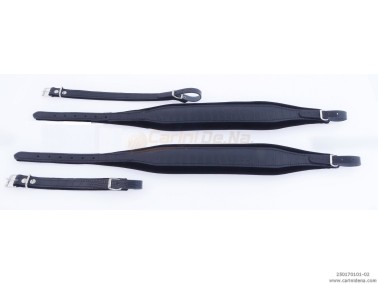 tracolle fisa l 8i coccodrillovelluto senza strapp  nere  306c