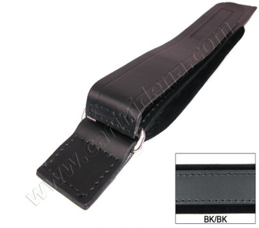 MANALI 2 PEZZI CUOIO/VELLUTO + VELCRO cm 38 NERO