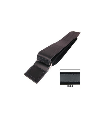 MANALI 2 PEZZI CUOIO/VELLUTO + VELCRO cm 38 NERO