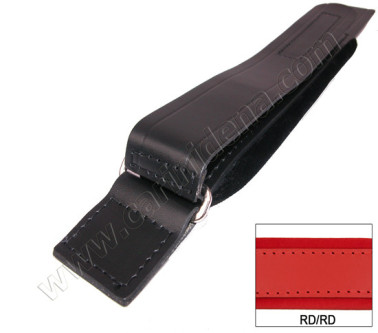 BASS STRAP 2 PCS VELVET + VELCRO cm 38 RED