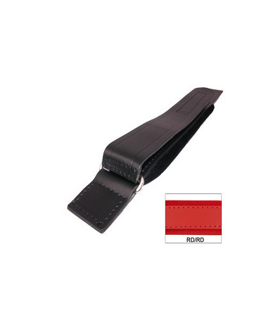 MANALI 2 PEZZI CUOIO/VELLUTO + VELCRO cm 38 ROSSO