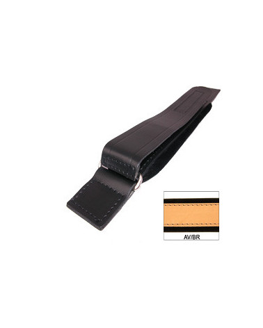 MANALI 2 PEZZI CUOIO/VELLUTO + VELCRO cm 30 AVANA/MARRONE