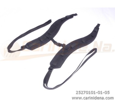 TRACOLLE FISA P3LS 7 - P3DS POLY600/3DS SAGOMATE - NERO + STRAPPINO