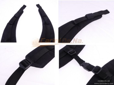 TRACOLLE FISA P3LS 8 - P3DS POLY600/3DS SAGOMATE - NERO + STRAPPINO