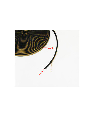 BELLOWS GASKET ADHESIVE BLACK mm  10X3