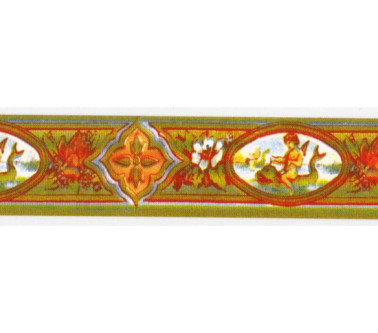 BORDURA DI CARTA ANGIOLETTI OVALE mm 20 x 1000