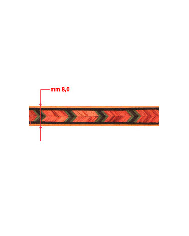 GUARNIZIONE LEGNO MOD. 521 - mm 8 x 0.6
