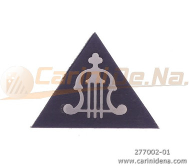 GUARNIZIONE LEGNO BANDONEON - TRIANG. LEGNO SCURO CON LIRA METAL