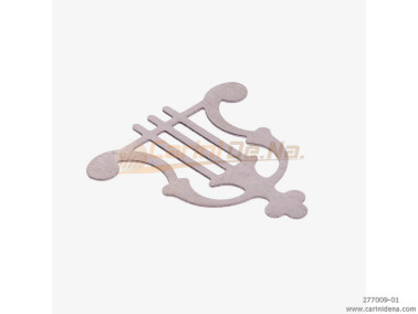 guarnizione legno bandoneon  lira metallo