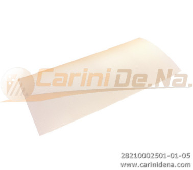 RETINA ALLUM. MICROSTIRATA - H cm 50x25 - OSSID. ORO/ARANCIO CHIARO