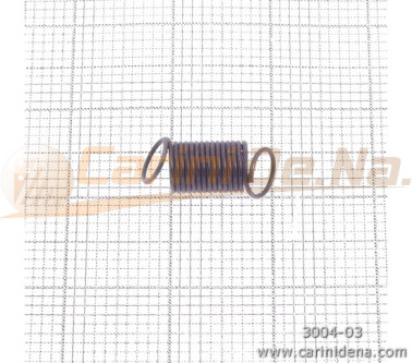 MOLLE A SPIRALE PER TASTIERA - D. mm 5 x L 7 mm - FILO D. mm 0.5