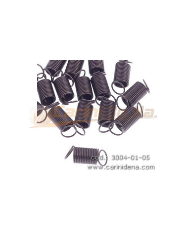 MOLLE A SPIRALE PER TASTIERA - D. mm 5 x L 7 mm - FILO D. mm 0.5