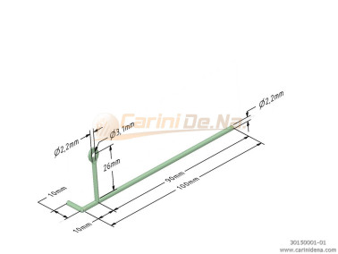 RIPETINI ZINC MECC BAT+FOR+PIE+TAG / TR2.2 F3.1 A10 B10 C26 D90 - RIP0125