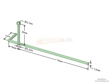 ripetini zinc mecc batforpietag  tr22 f21 a13 b10 c20 d70  rip0125  misure tutte al centro