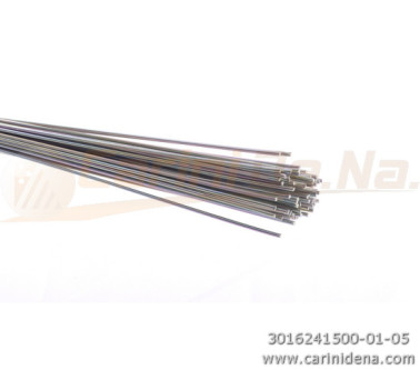 trafilato di ferro zincato mm 2 4  barre da mt 15 mt  fi0034