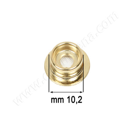 BOTTONI GODRONATI GRANDI DORATI