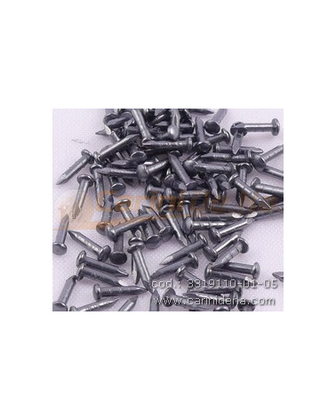 CHIODINI PER GUARNIZIONI METALLO 1,00X 5,0 INVECCHIATI ARGENTO (CONF. 50 g)