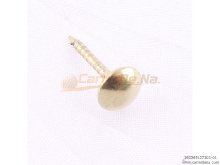 BORCHIETTE SPILLO D. mm 6.5 X 12.7 GAMBO RULL. - OTTONATO LUCIDO