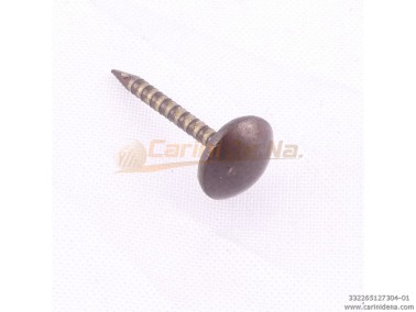 borchiette spillo d mm 65 x 127 gambo rull  vecchio ottone