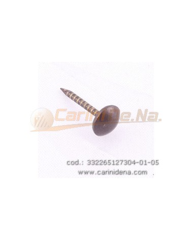 borchiette spillo d mm 65 x 127 gambo rull  vecchio ottone