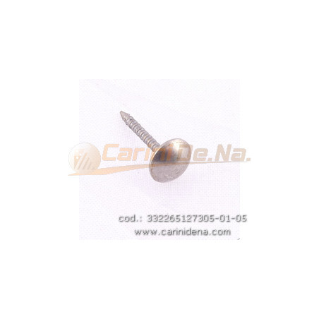 BORCHIETTE SPILLO D. mm 6.5 X 12.7 GAMBO RULL. - VECCHIO ARGENTO PEWTER