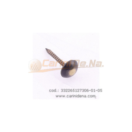 BORCHIETTE SPILLO D. mm 6.5 X 12.7 GAMBO RULL. - SFUMATO INVECCHIATO OTTONE