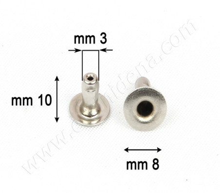RIVETS OL33/10 OLGO FERRO NIK. mm 10