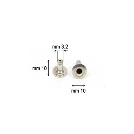 RIVETTI OL36/10 OLGO FERRO NIK. mm 10