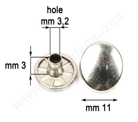 RIVETTI T36 TESTA FERRO NIK. mm 11