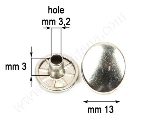 RIVETTI T37 TESTA FERRO NIK. mm 13 - 209 0374 001