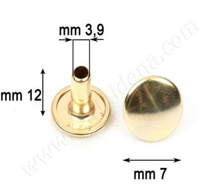 RIVETTI AUTOP. R3/12 RIVETTO SERR EXTRA - DORATI