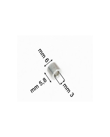 CILINDRI ALLUM DIST D6X5,9 FORO 3.2 - PER PASSO 18